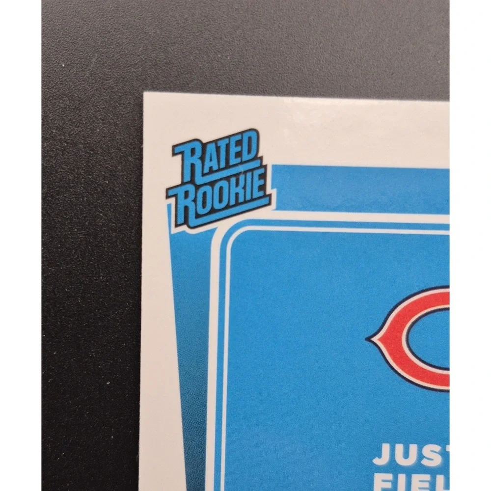 2021 Donruss Optic Justin Fields #204‎ Rated Rookie Red Hyper Prizm (RC) Bears